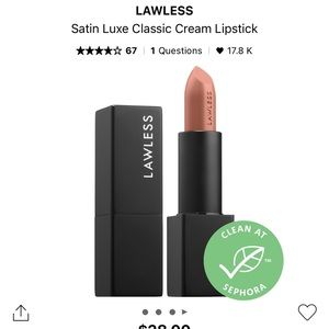 Lawless Beauty Satin Classic Cream Lipstick